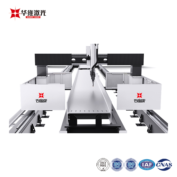 금속 강철 가공을 위한 3D CNC H빔 레이저 절단기 12000W
